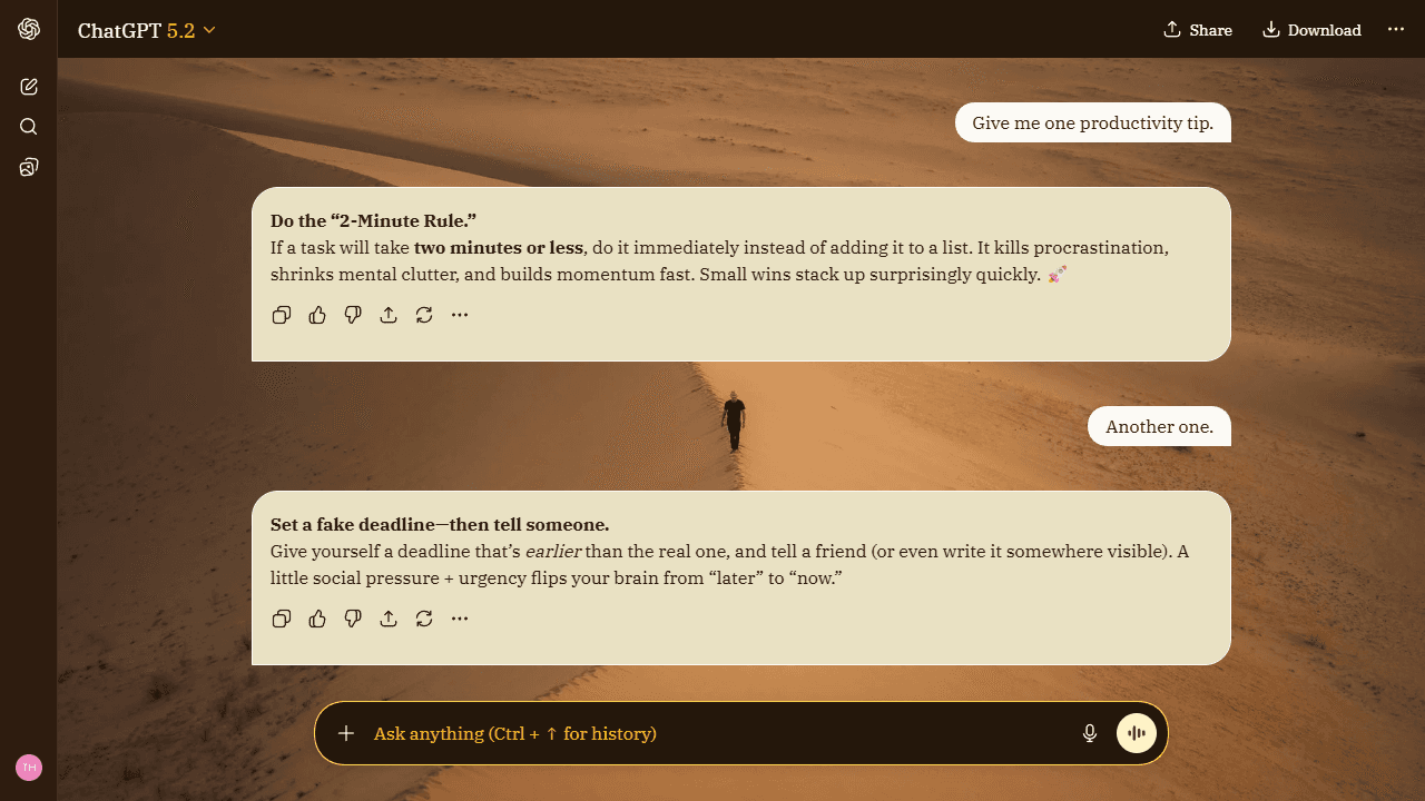 Sunlit Crest theme preview