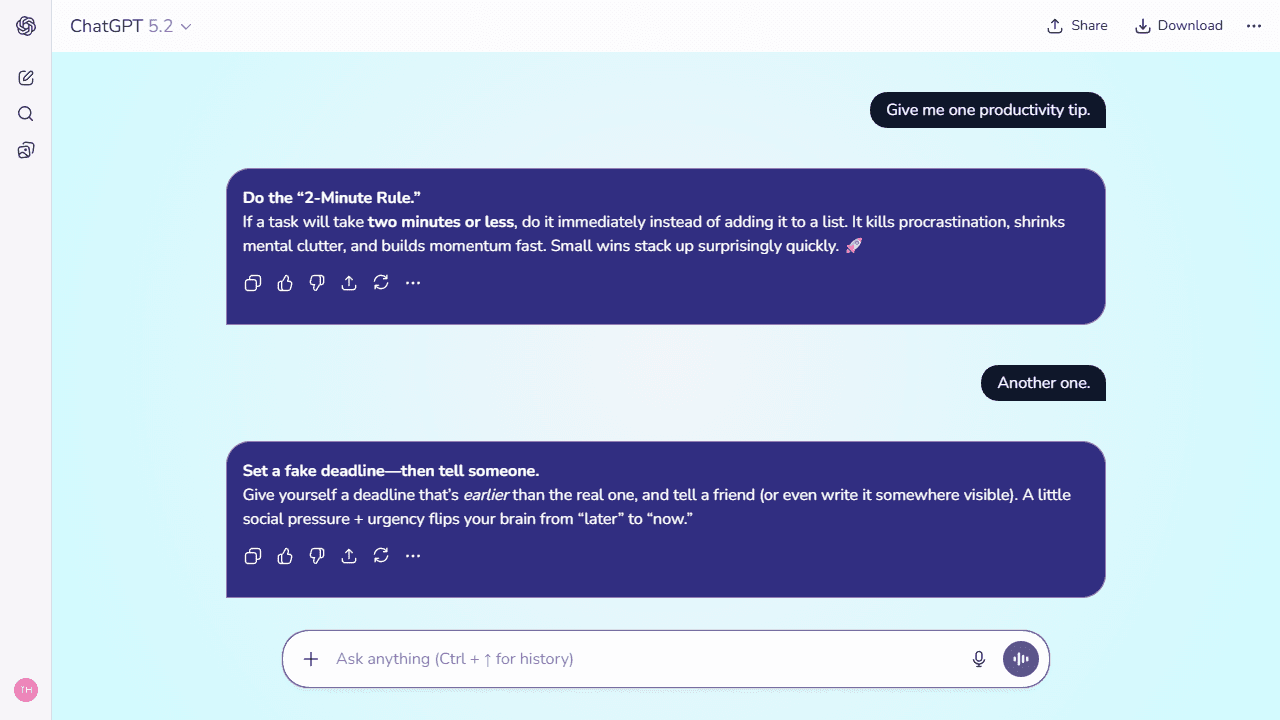 Whisper Core theme preview